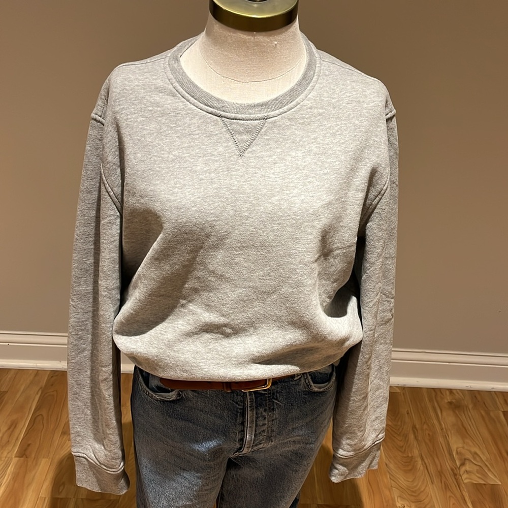 GAP sueded fleece grey Heather Crewneck Sweatshirt men’s M ladies L